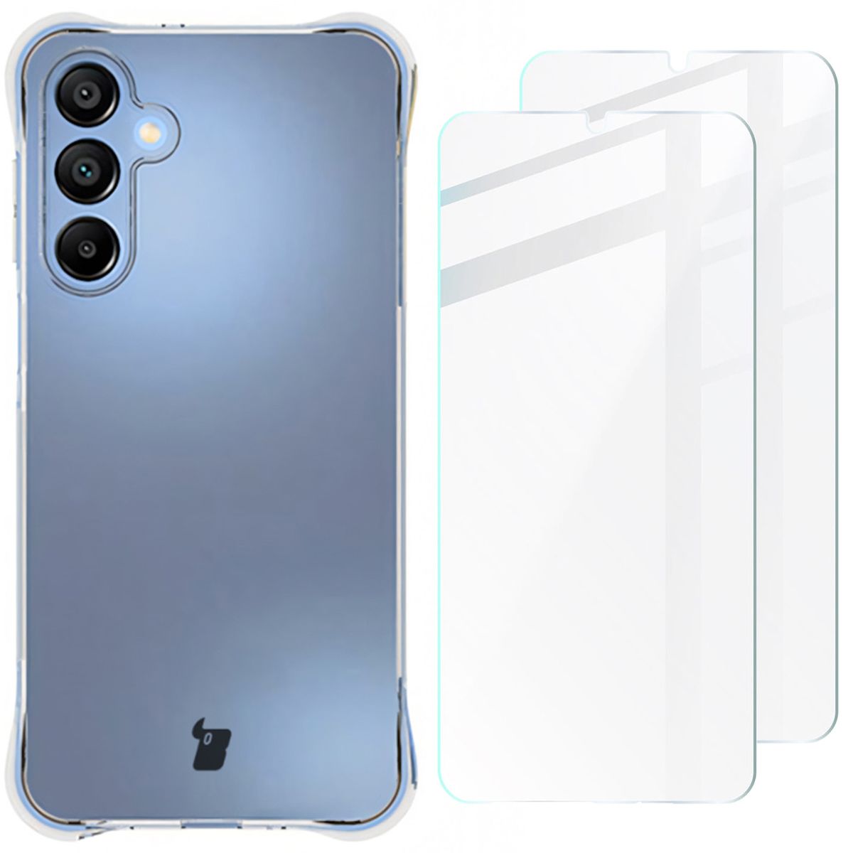 Bizon Case Salpa + tempered glass Bizon Glass Clear 2 - 2 pieces, Galaxy A16 4G/5G