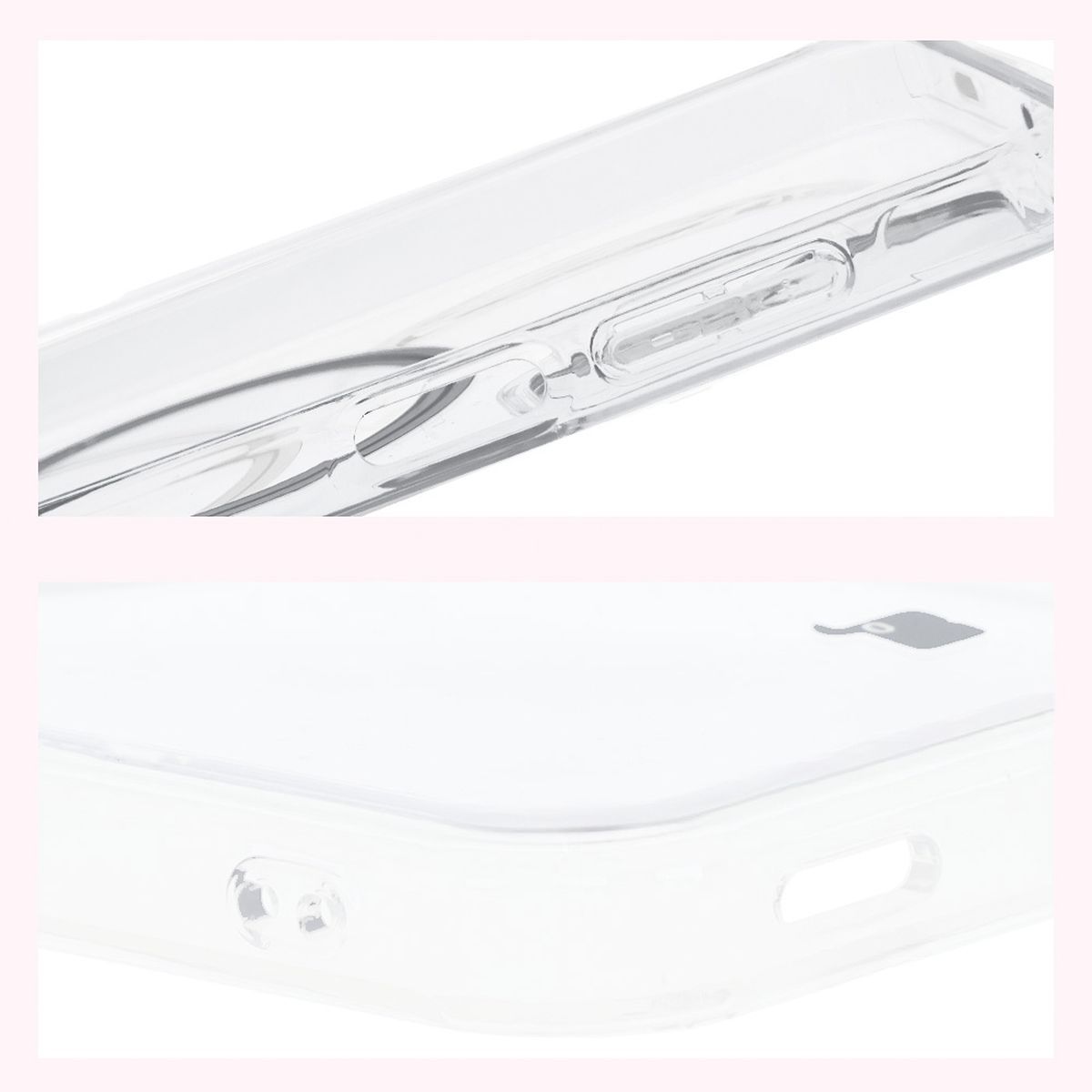 Reinforced corners and raised edges of the screen in Bizon Case CrystalO
