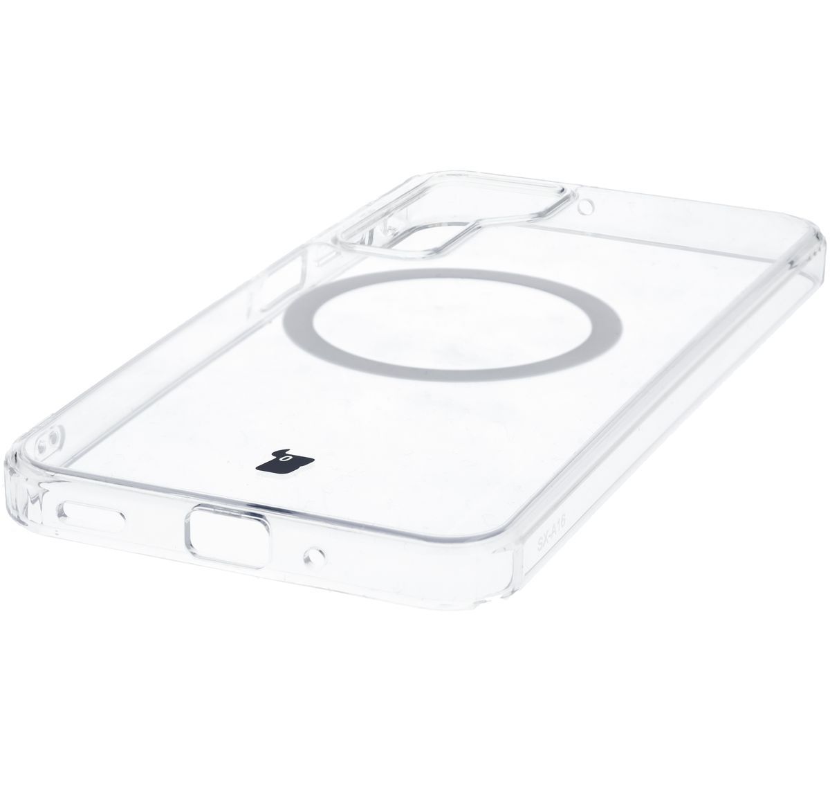 Integrated buttons, cutouts, and hybrid material in Bizon Case CrystalO