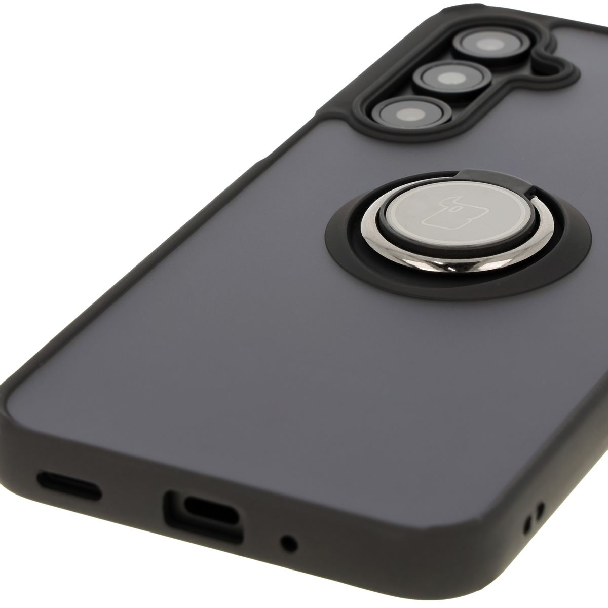 Decupaje precise, capace integrate și decupaj pentru lanyard în husa Bizon Case Hybrid Ring