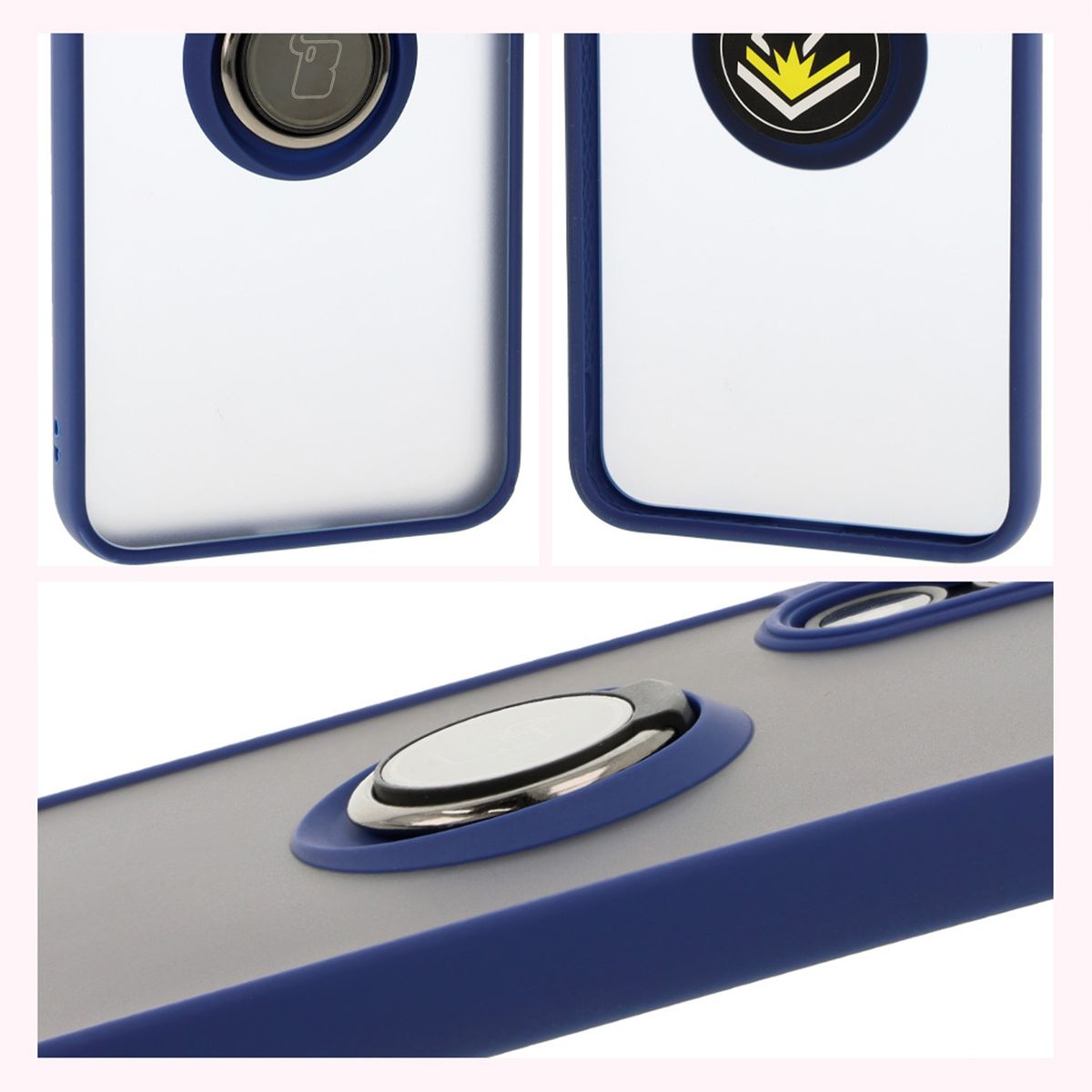 Caracteristici Bizon Case Hybrid Ring: ramă anti-derapantă și design mat