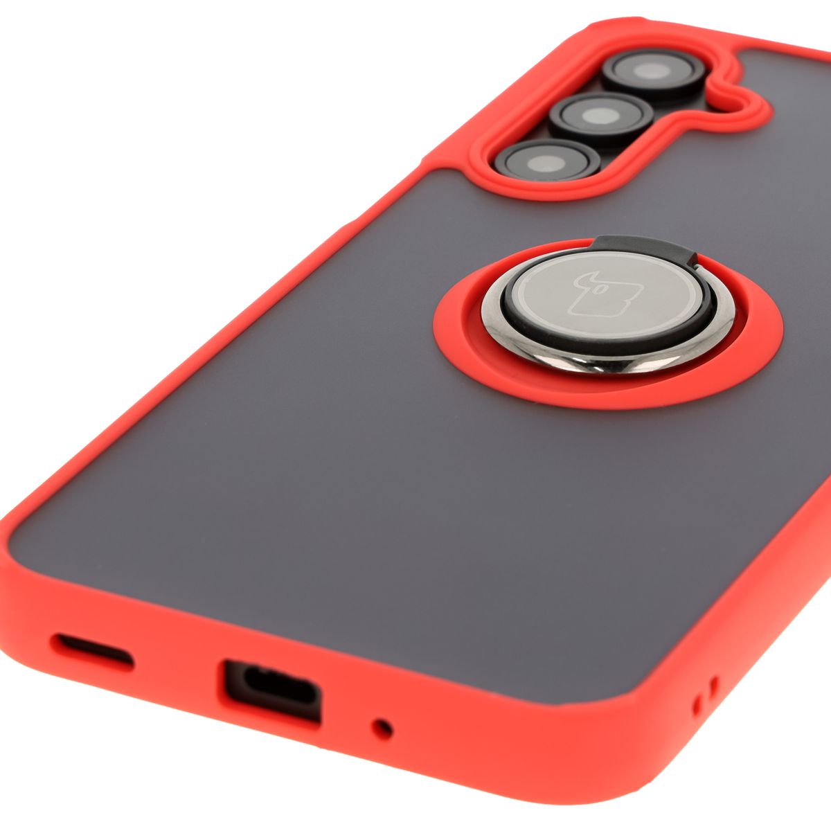 Decupaje precise, capace integrate și decupaj pentru curea în husa Bizon Case Hybrid Ring