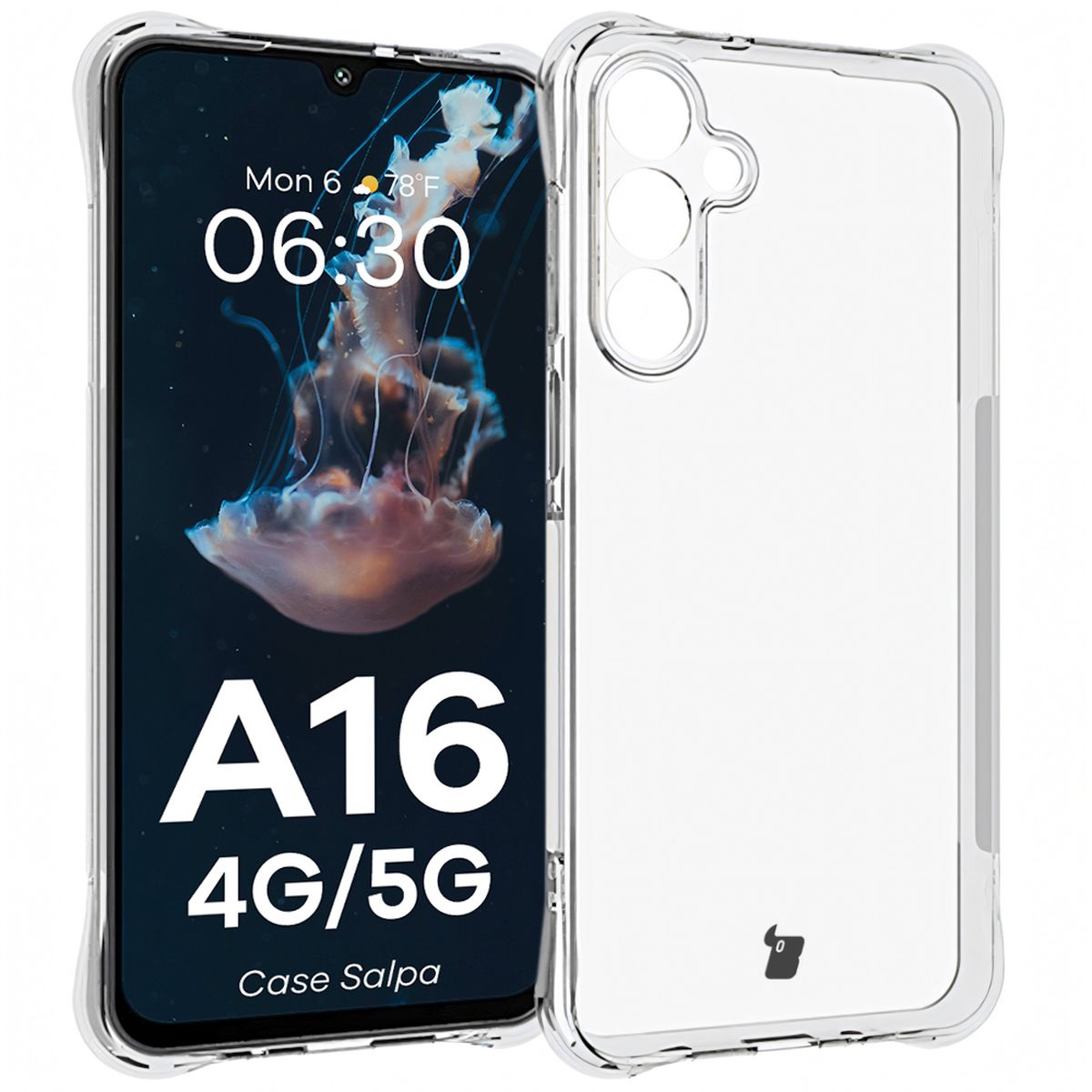 Transparent Bizon Case Salpa for Samsung Galaxy A16 4G/5G