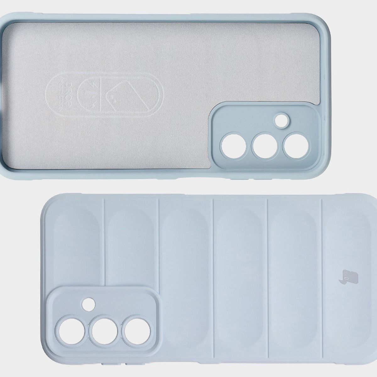 Microfiber lining, grooves on the back, and reinforced corners in Bizon Case Tur