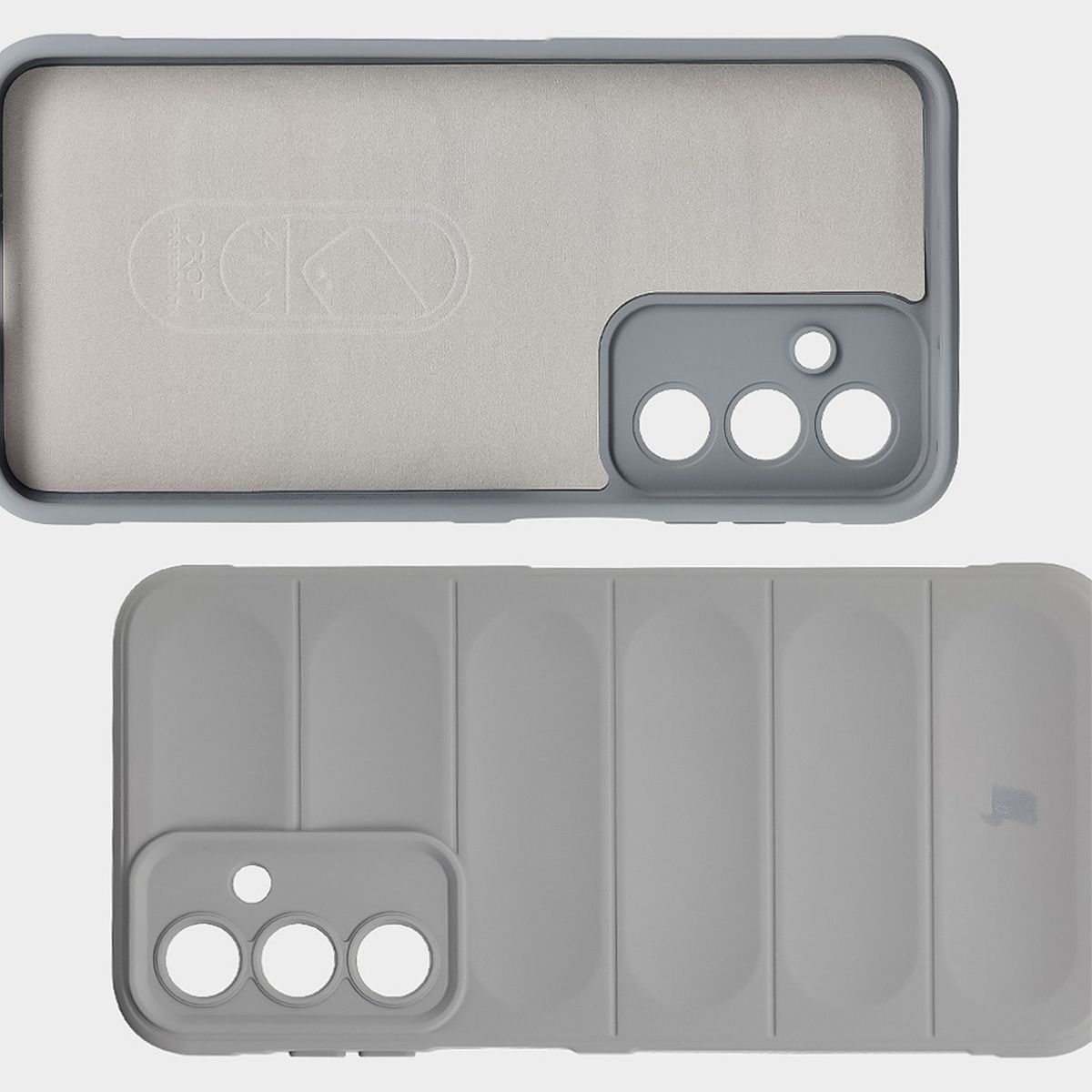 Microfiber lining, grooves on the back, and reinforced corners in Bizon Case Tur