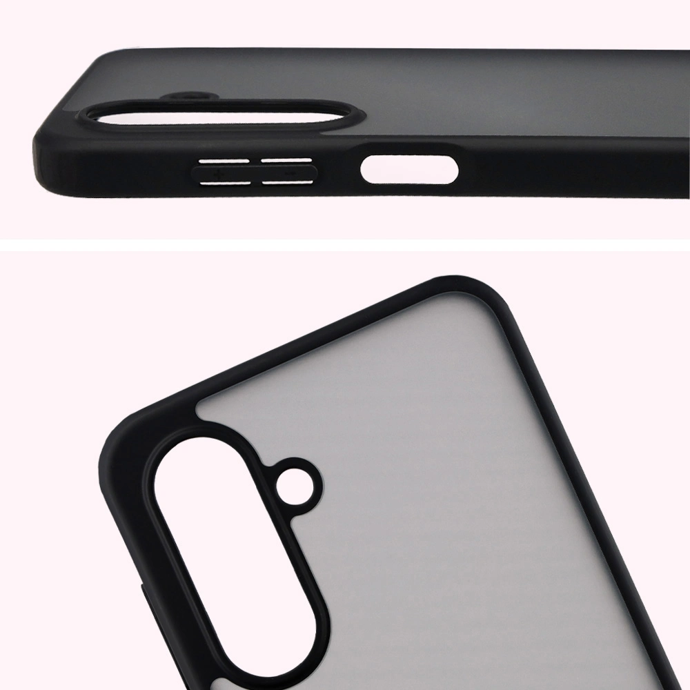 Full cutout and raised edges for the camera in the Bizon Case Angelo for Samsung Galaxy A17 5G