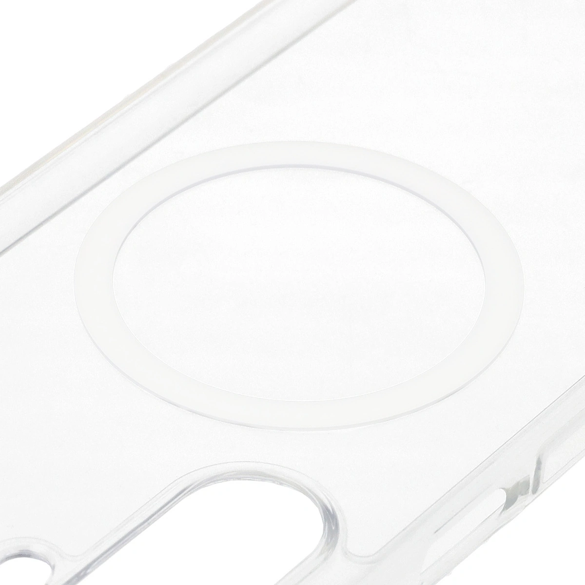 Magnetic ring in the Bizon Case CrystalO for Samsung Galaxy A17 5G