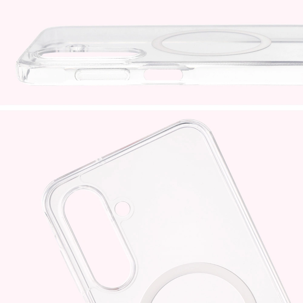 Full cutout and raised edges for the camera in the Bizon Case CrystalO for Samsung Galaxy A17 5G