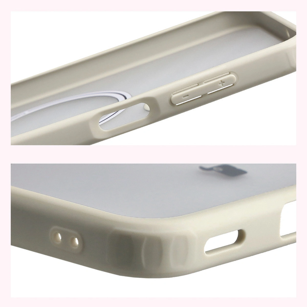 Wzmocnione narożniki i podwyższone ranty ekranu w etui Bizon Case MatteO do Samsung Galaxy A17 5G