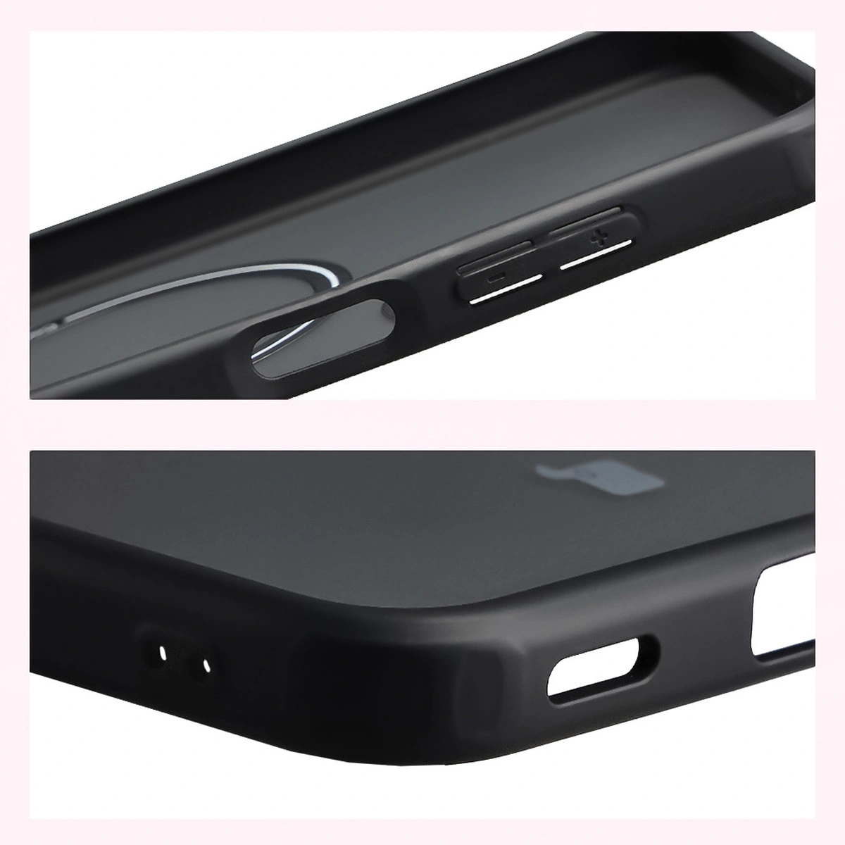 Wzmocnione narożniki i podwyższone ranty ekranu w etui Bizon Case MatteO do Samsung Galaxy A17 5G