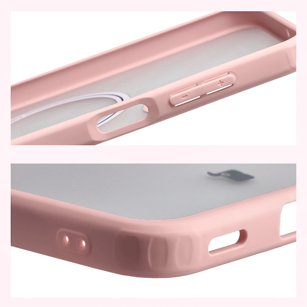 Reinforced corners and raised edges of the screen in the Bizon Case MatteO for Samsung Galaxy A17 5G