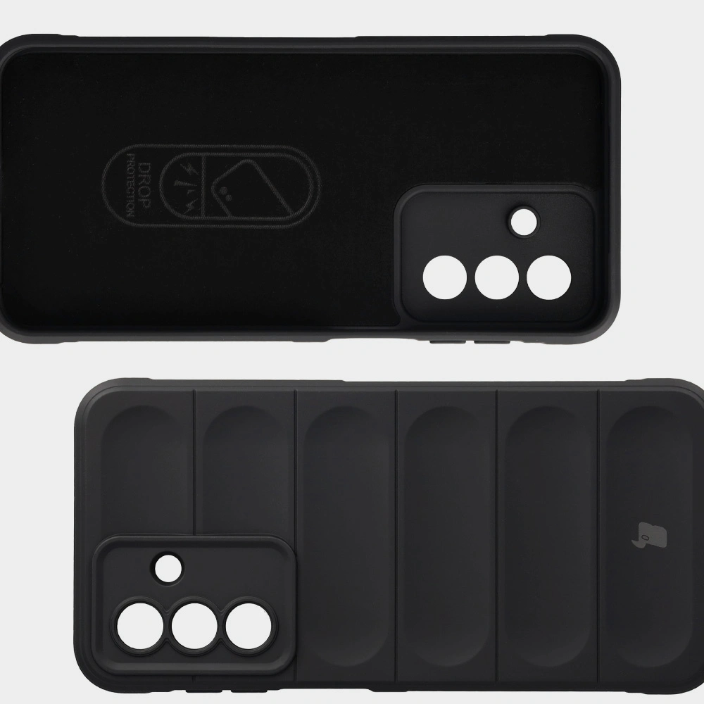 Interior din microfibră, decupaje pe spate și colțuri întărite în husa Bizon Case Tur pentru Samsung Galaxy A17 5G