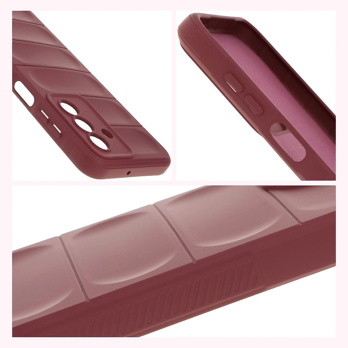 Raised edges and non-slip surface in the Bizon Case Tur for Samsung Galaxy A17 5G / Samsung Galaxy A26 5G