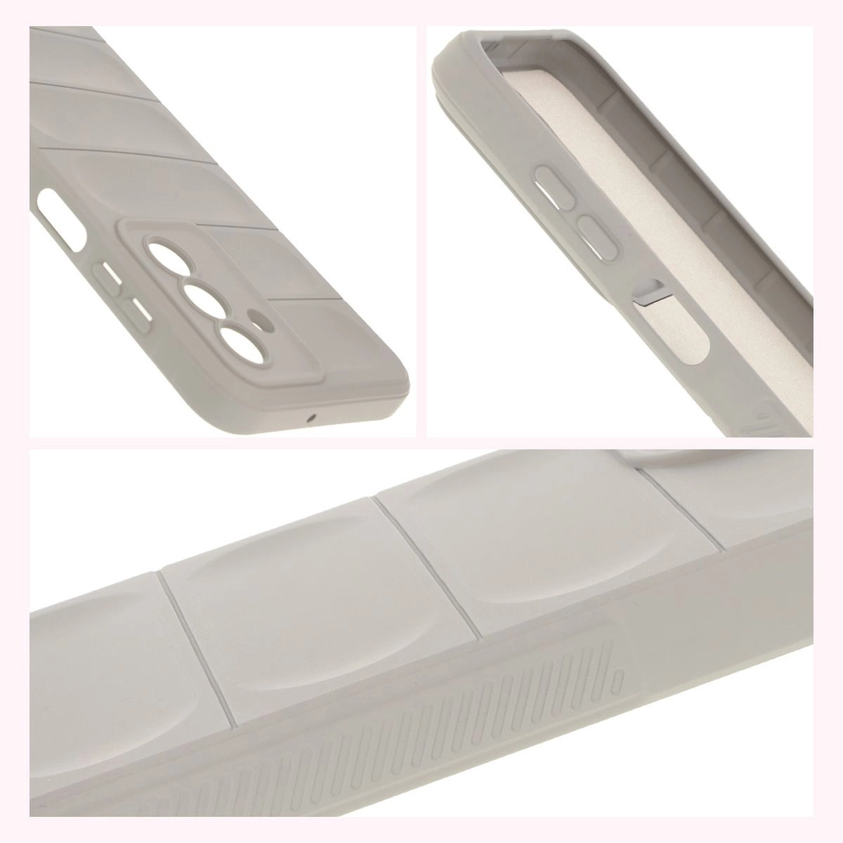 Raised edges and non-slip surface in the Bison Case Tur for Samsung Galaxy A17 5G / Samsung Galaxy A26 5G