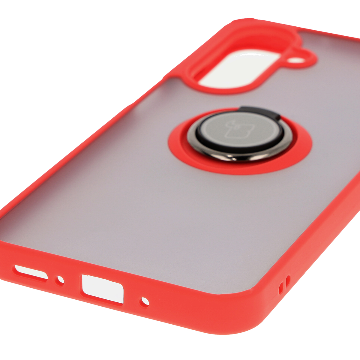 Precyzyjne wycięcia, zintegrowane osłony oraz wycięcie na smyczkę w etui Bizon Case Hybrid Ring