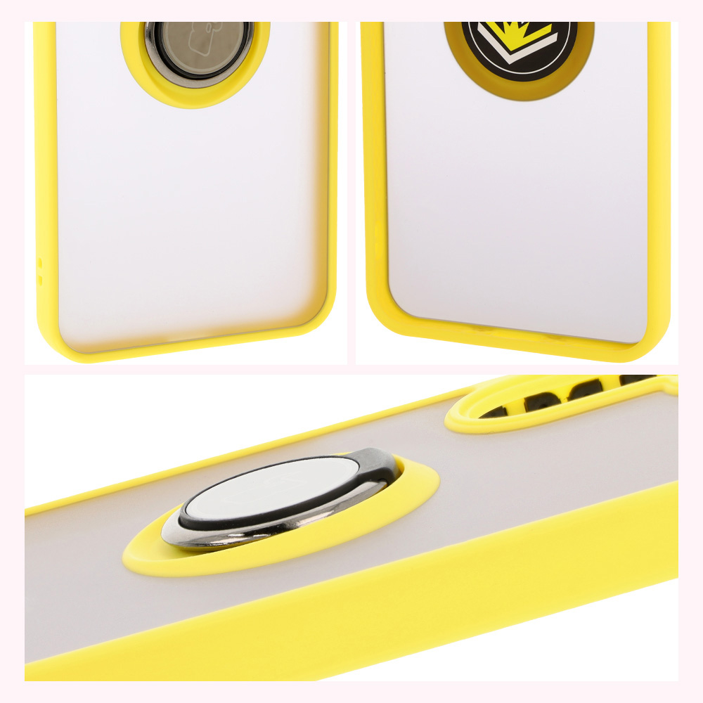 Proprietăți Bizon Case Hybrid Ring: cadru antiderapant și design mat