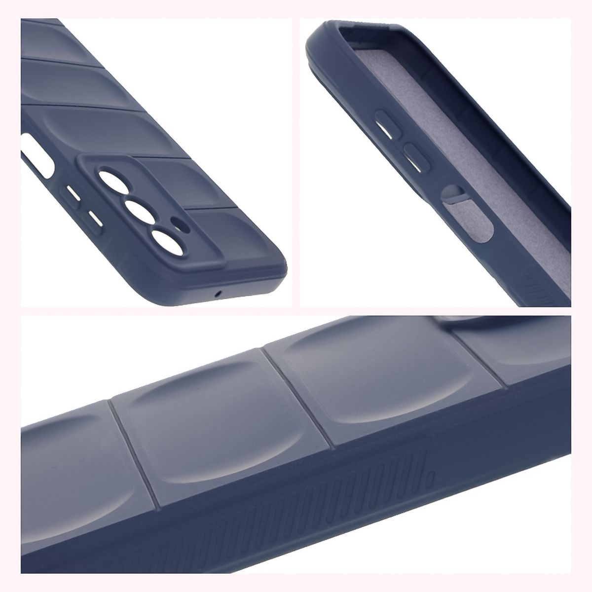 Textured sides and raised edges of the screen and camera in the Bison Case Tur