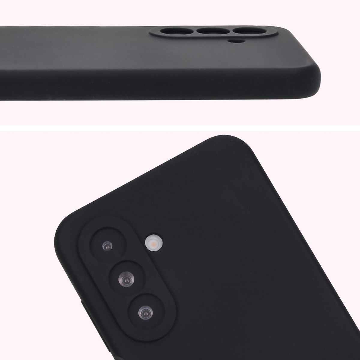 Close-up of lens cutouts in Bison Soft Case