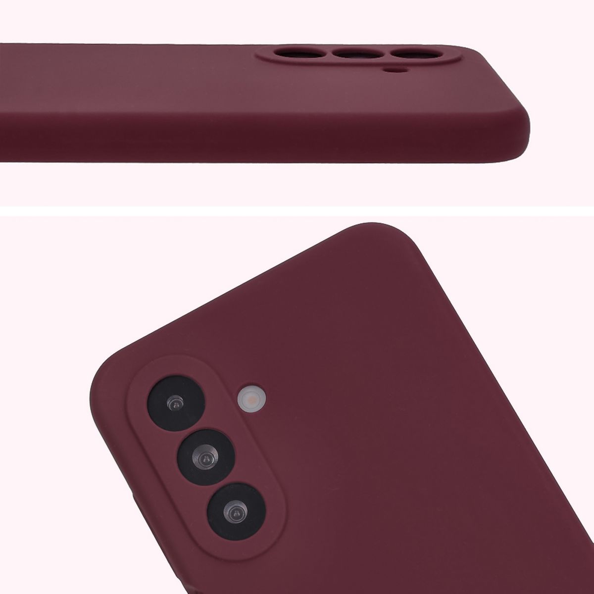 Close-up on lens cutouts in Bison Soft Case