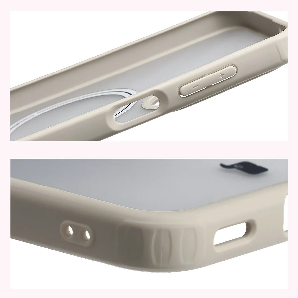 Reinforced corners and raised screen edges in the Bizon Case MatteO for Samsung Galaxy A27 5G