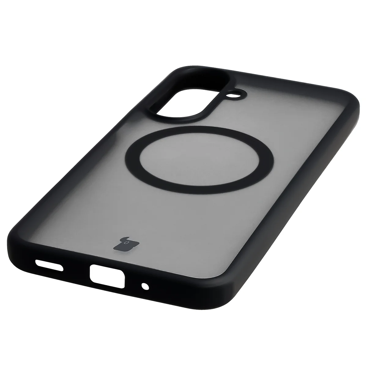 Butoane integrate, decupaje și material hibrid în husa Bizon Case MatteO pentru Samsung Galaxy A27 5G