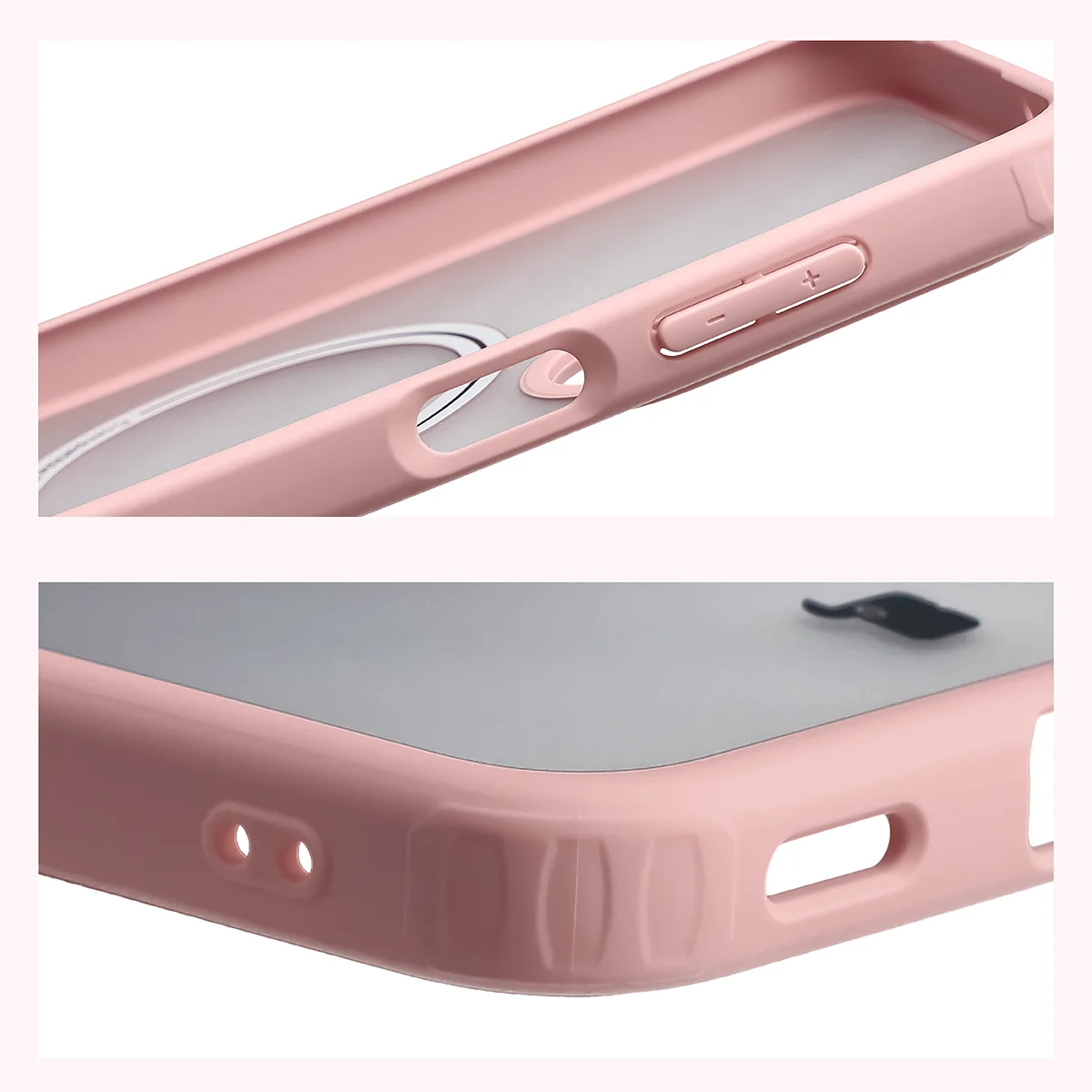 Colțuri întărite și margini ridicate ale ecranului în husa Bizon Case MatteO pentru Samsung Galaxy A27 5G