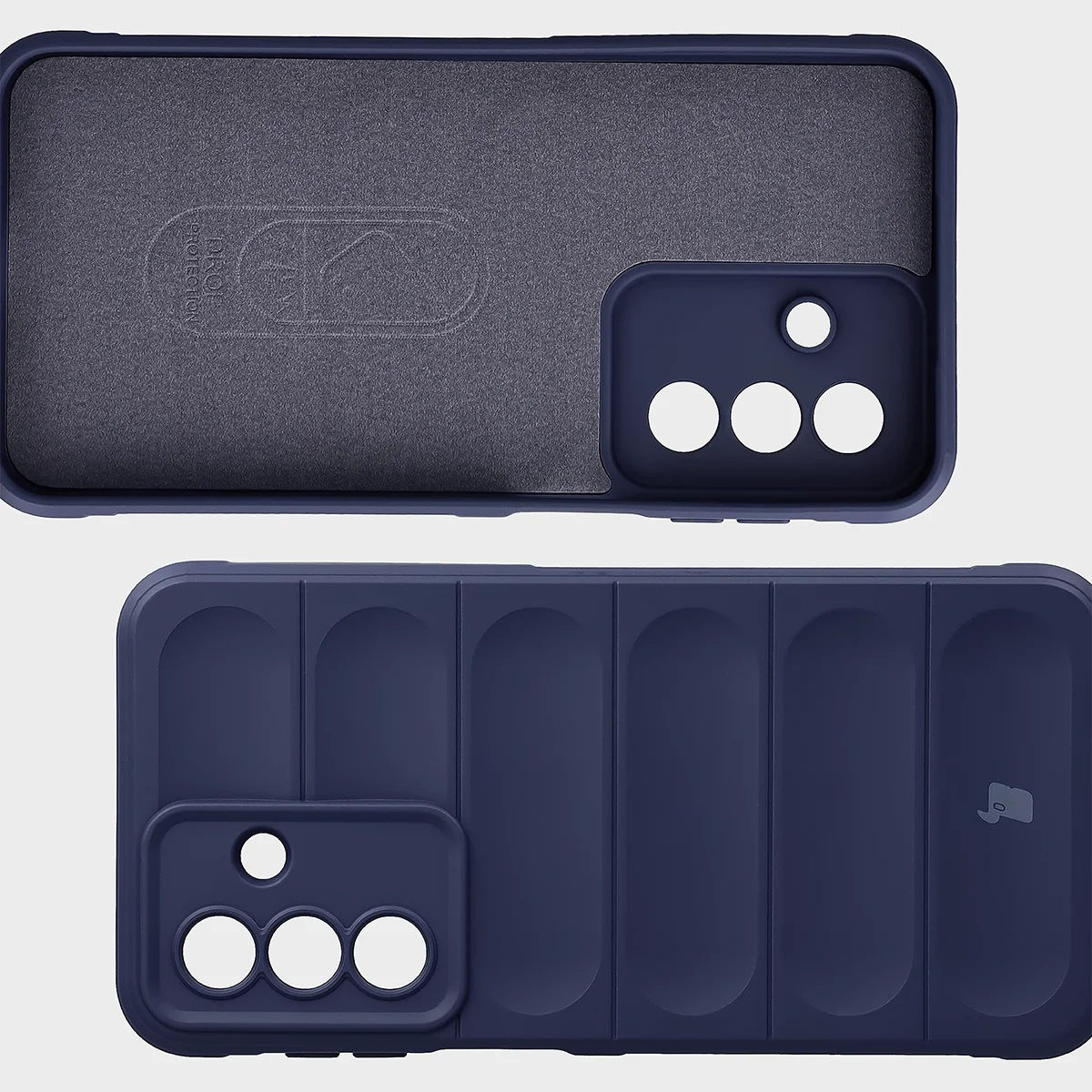 Microfiber lining, grooves on the back, and reinforced corners in the Bison Case Tur for Samsung Galaxy A27 5G