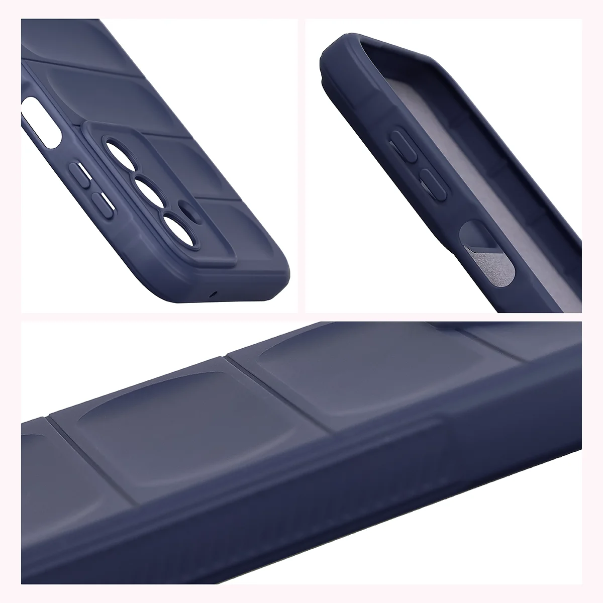 Textured sides and raised edges of the screen and camera in the Bison Case Tur for Samsung Galaxy A27 5G
