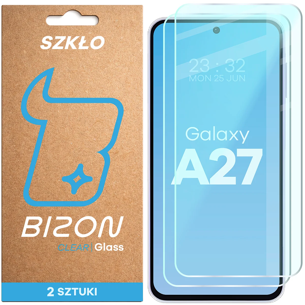 Bison Glass Clear Duo tempered glass for Samsung Galaxy A27 5G