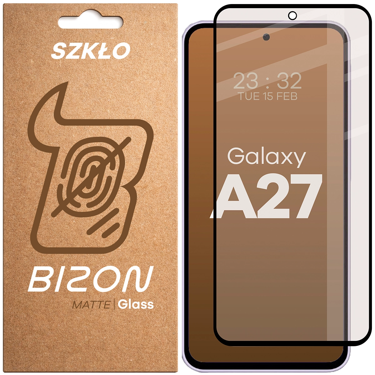 Matt üveg a Bizon Glass Matte képernyőhöz Samsung Galaxy A27 5G, 1 darab