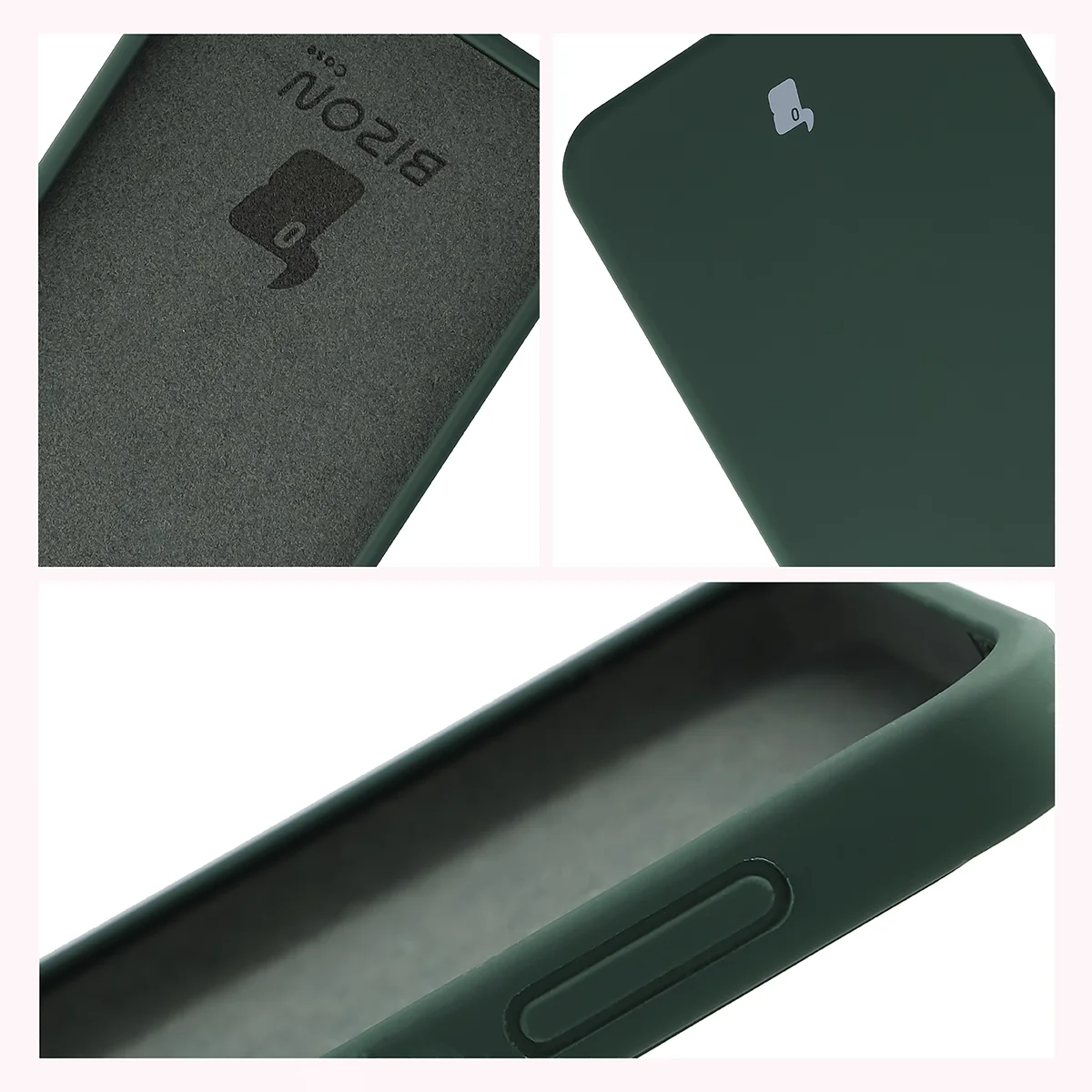 A Bizon Soft Case tok szerkezete: integrált védők, megemelt szélek és mikroszálas bélés a Samsung Galaxy A27 5G-hez