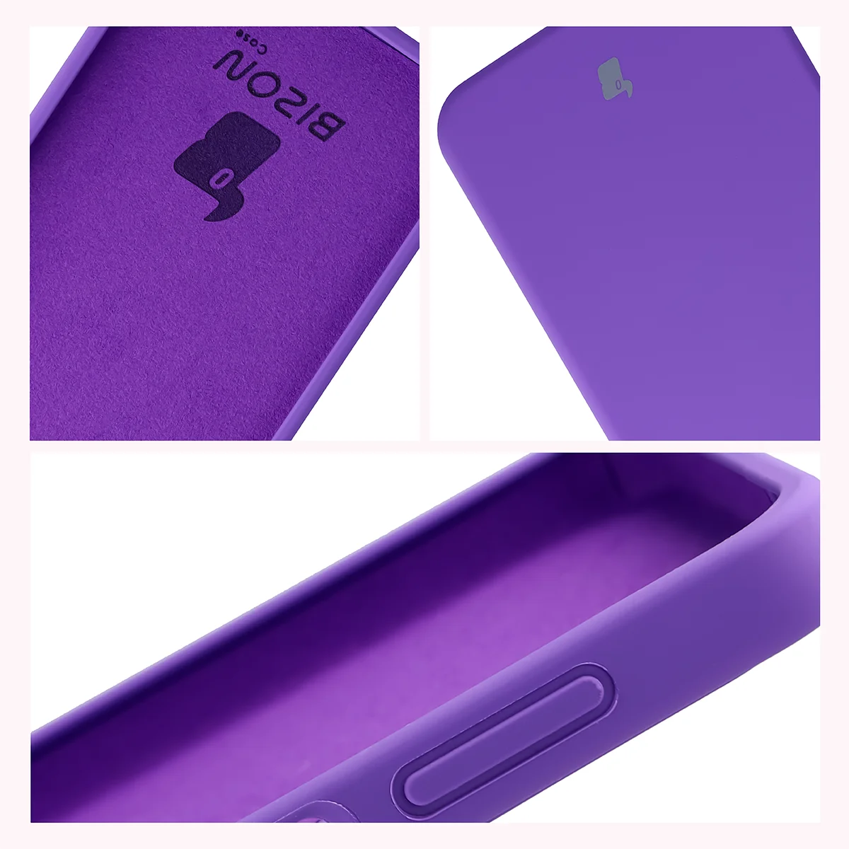 A Bizon Soft Case tok felépítése: integrált védők, megemelt szélek és mikroszálas bélés a Samsung Galaxy A27 5G-hez