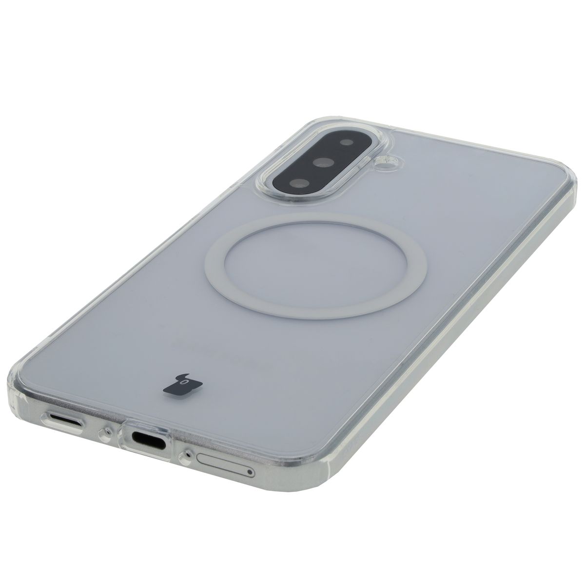 Integrated buttons, cutouts and hybrid material in Bison Case CrystalO