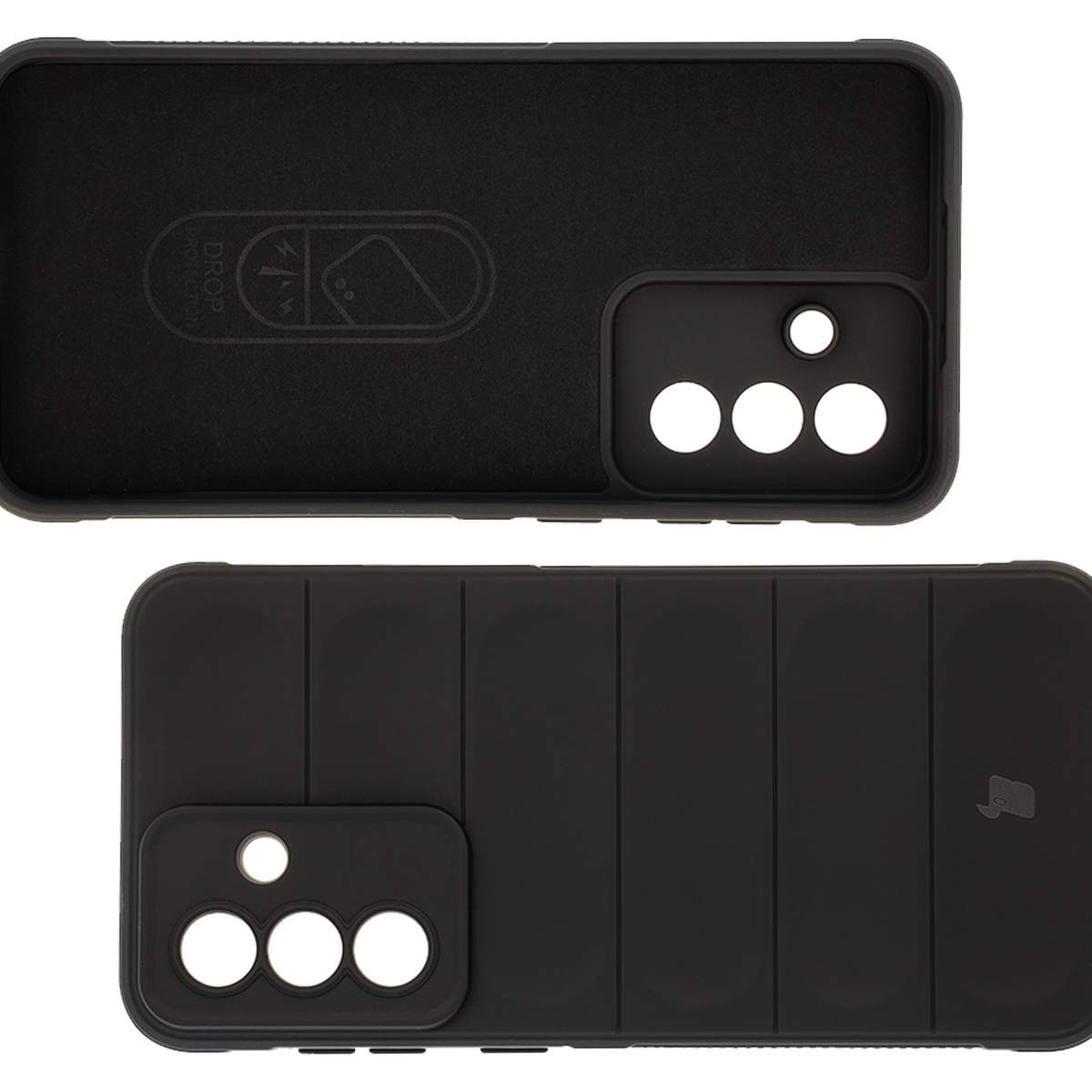 Mikroszálas bélés, hátsó bemélyedések és megerősített sarkok a Bizon Case Tur tokban