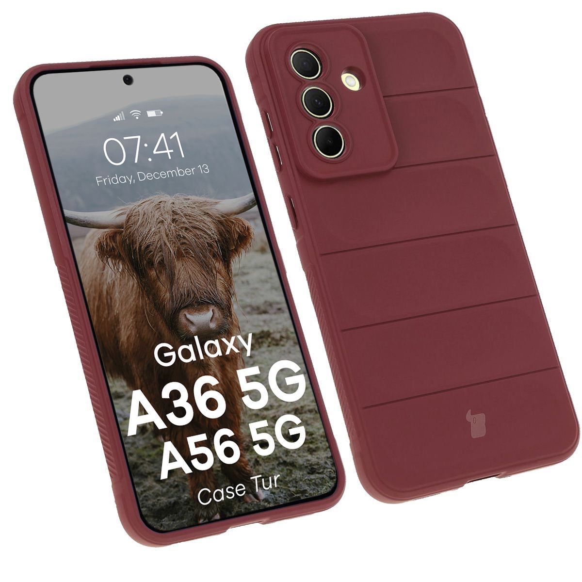 Páncélozott tok Bizon Case Tur Samsung Galaxy A36 5G / Samsung Galaxy A56 5G számára