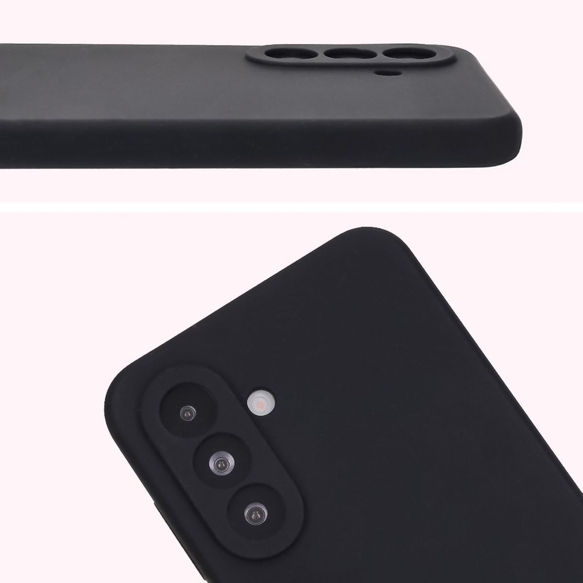 Close-up of lens cutouts in Bison Soft Case
