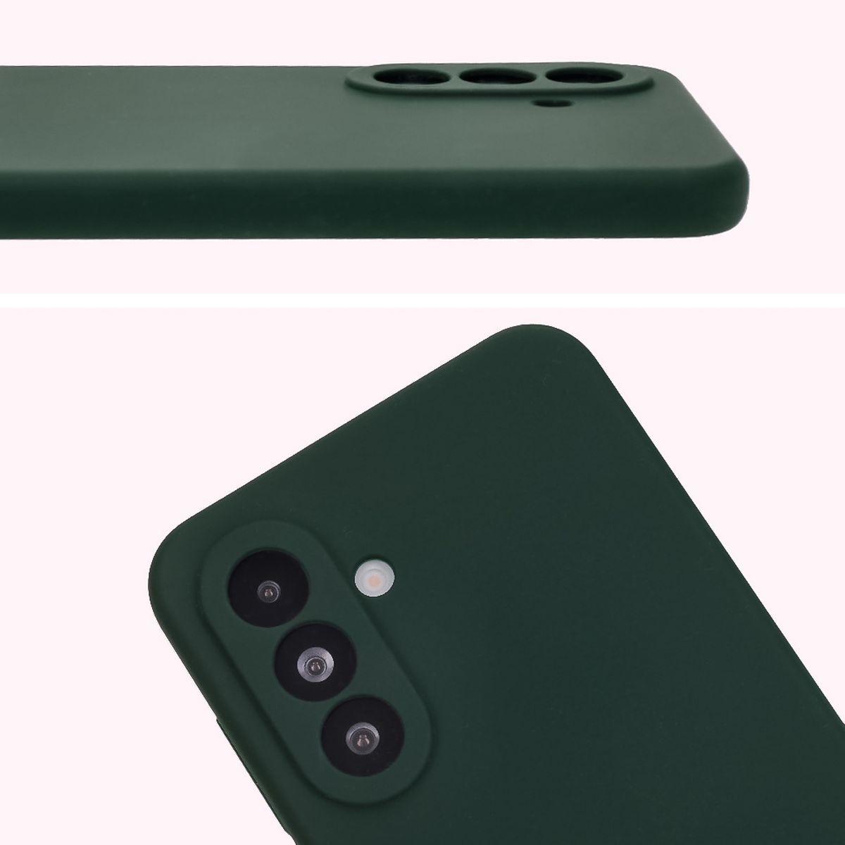 Prim-plan pe decupajele pentru obiective în husa Bizon Soft Case