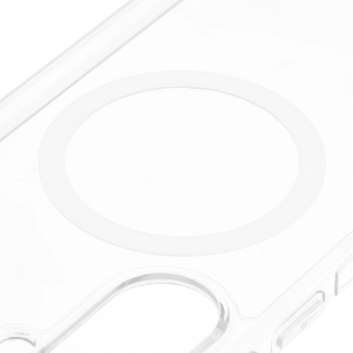 Pierścień magnetyczny w etui Bizon Case CrystalO do Samsung Galaxy A37 5G / Samsung Galaxy A36 5G