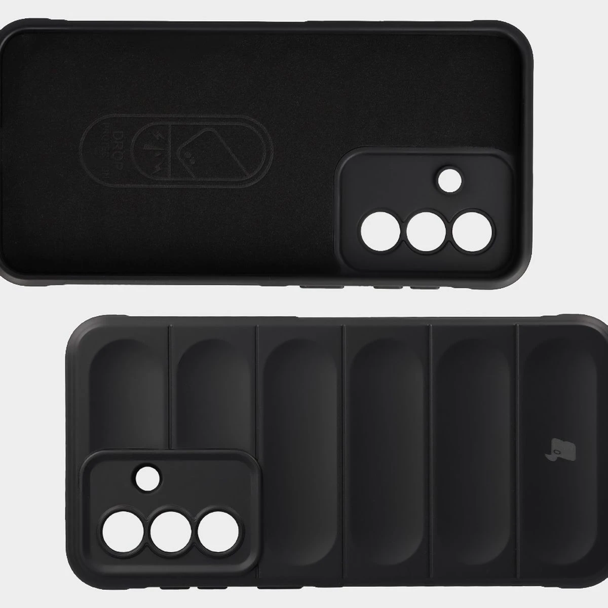 Căptușeală din microfibră, decupaje pe spate și colțuri întărite în etui Bizon Case Tur pentru Samsung Galaxy A37 5G