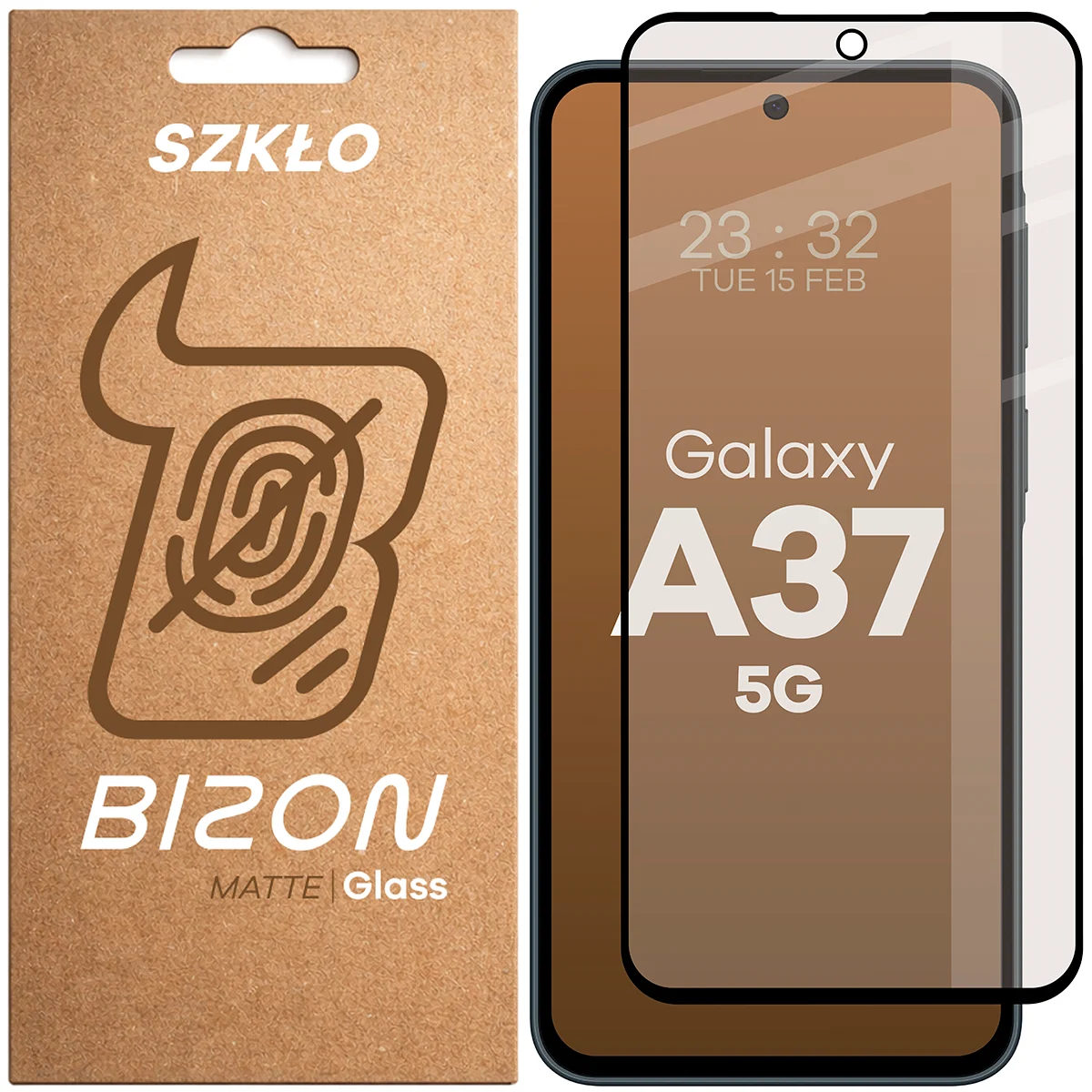 Szkło matowe na ekran Bizon Glass Matte do Samsung Galaxy A37 5G, 1 sztuka