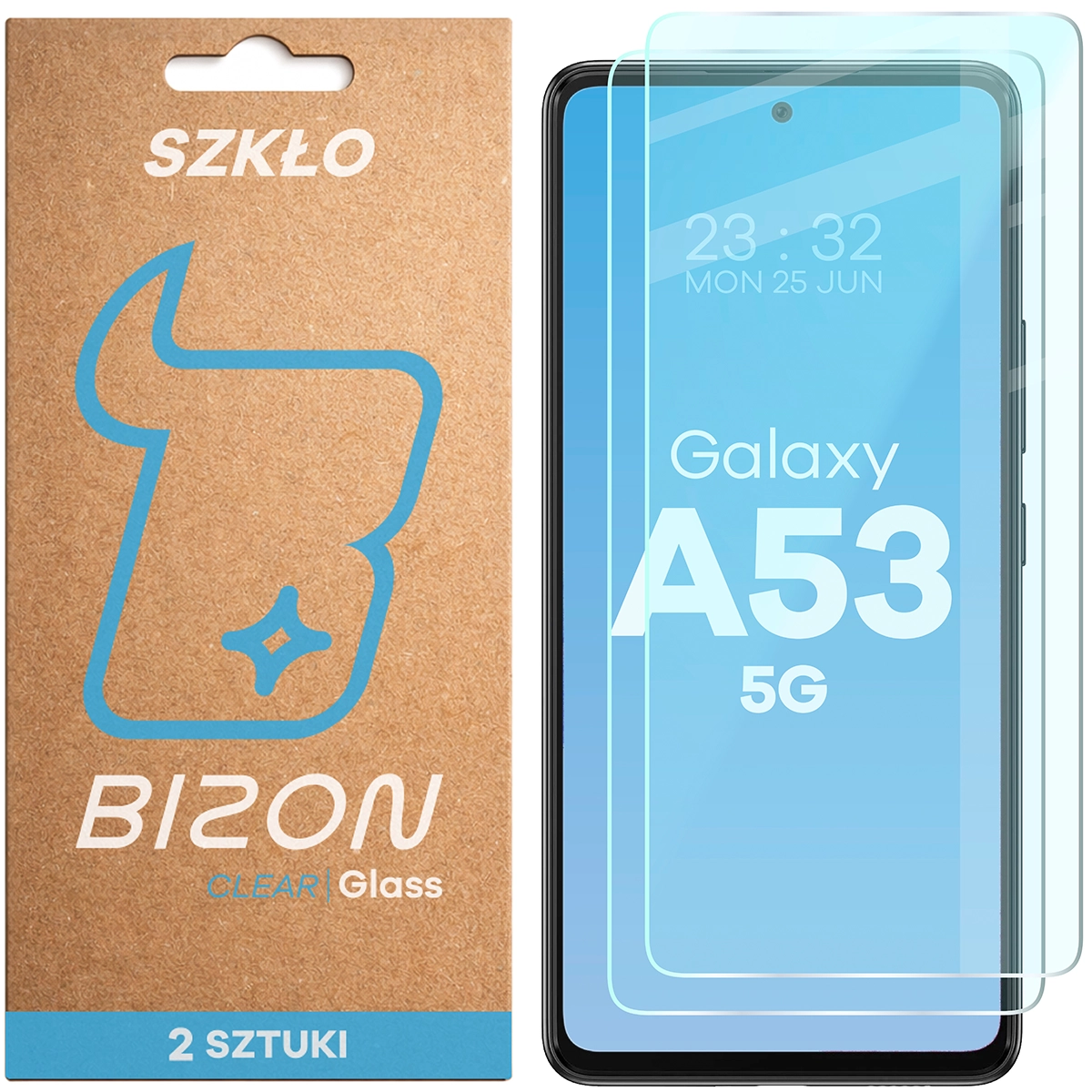 Szkło hartowane Bizon Glass Clear Duo do Samsung Galaxy A53 5G