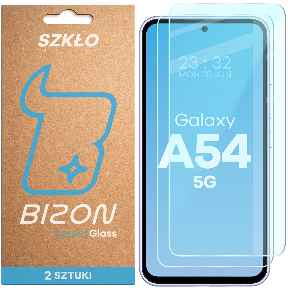 Szkło hartowane Bizon Glass Clear Duo do Samsung Galaxy A54 5G