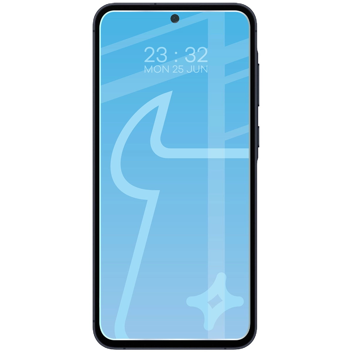Telefon z nałożonym szkłem Bizon Glass Clear Duo do Samsung Galaxy A55 5G