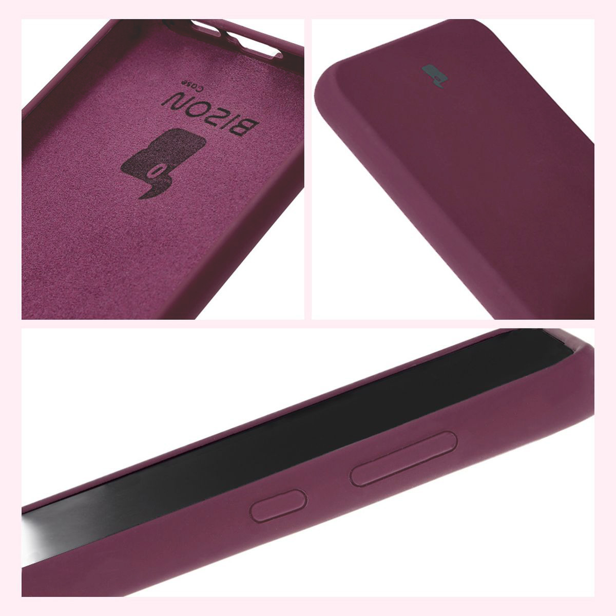 Close-up of lens cutouts in Bizon Soft Case