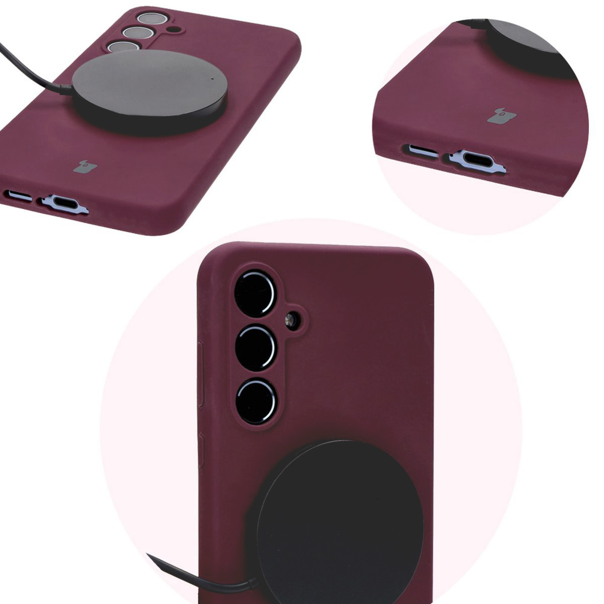 Close-up of precise cutouts in Bizon Soft Case