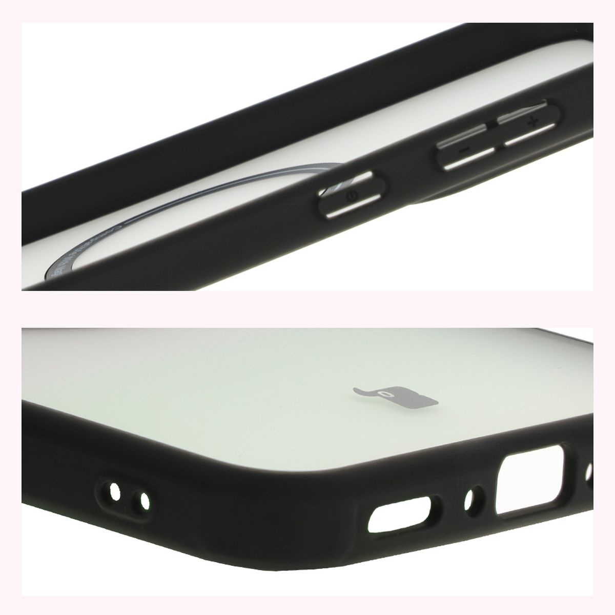 Megerősített sarkok és megemelt szélek a képernyőn a Bizon Case MatteO tokban