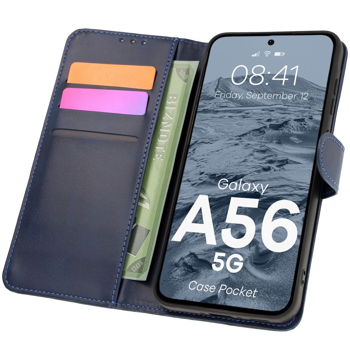 Bizon Case Pocket flap case for Samsung Galaxy A56 5G