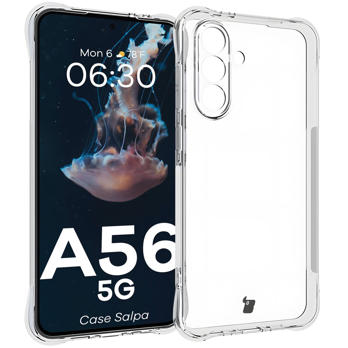 Átlátszó Bizon Case Salpa tok a Samsung Galaxy A56 5G-hez
