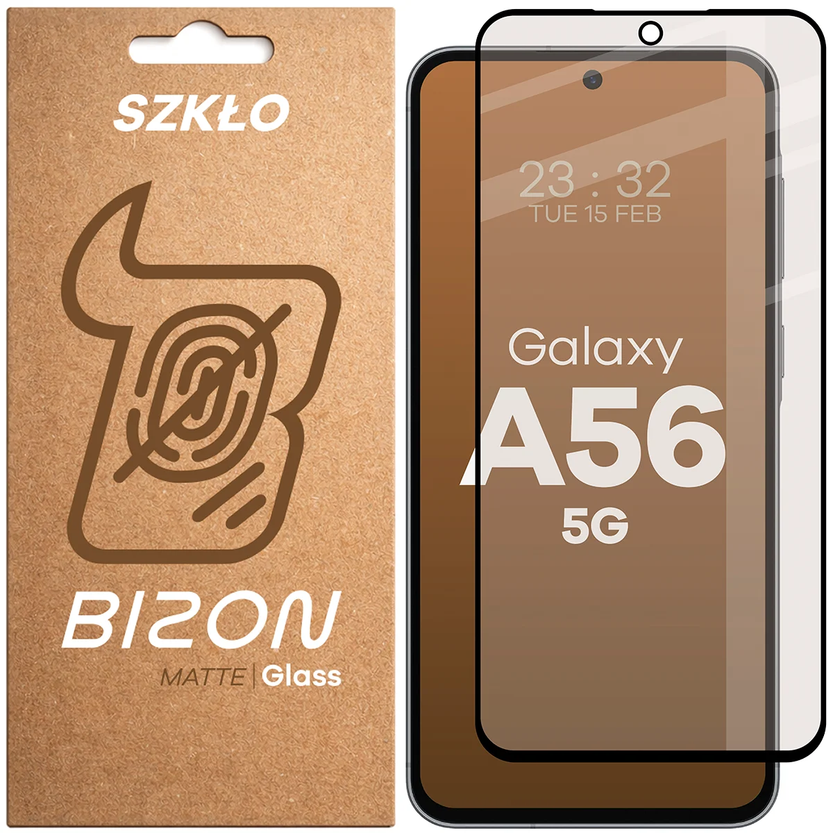 Szkło matowe na ekran Bizon Glass Matte do Samsung Galaxy A56 5G, 1 sztuka