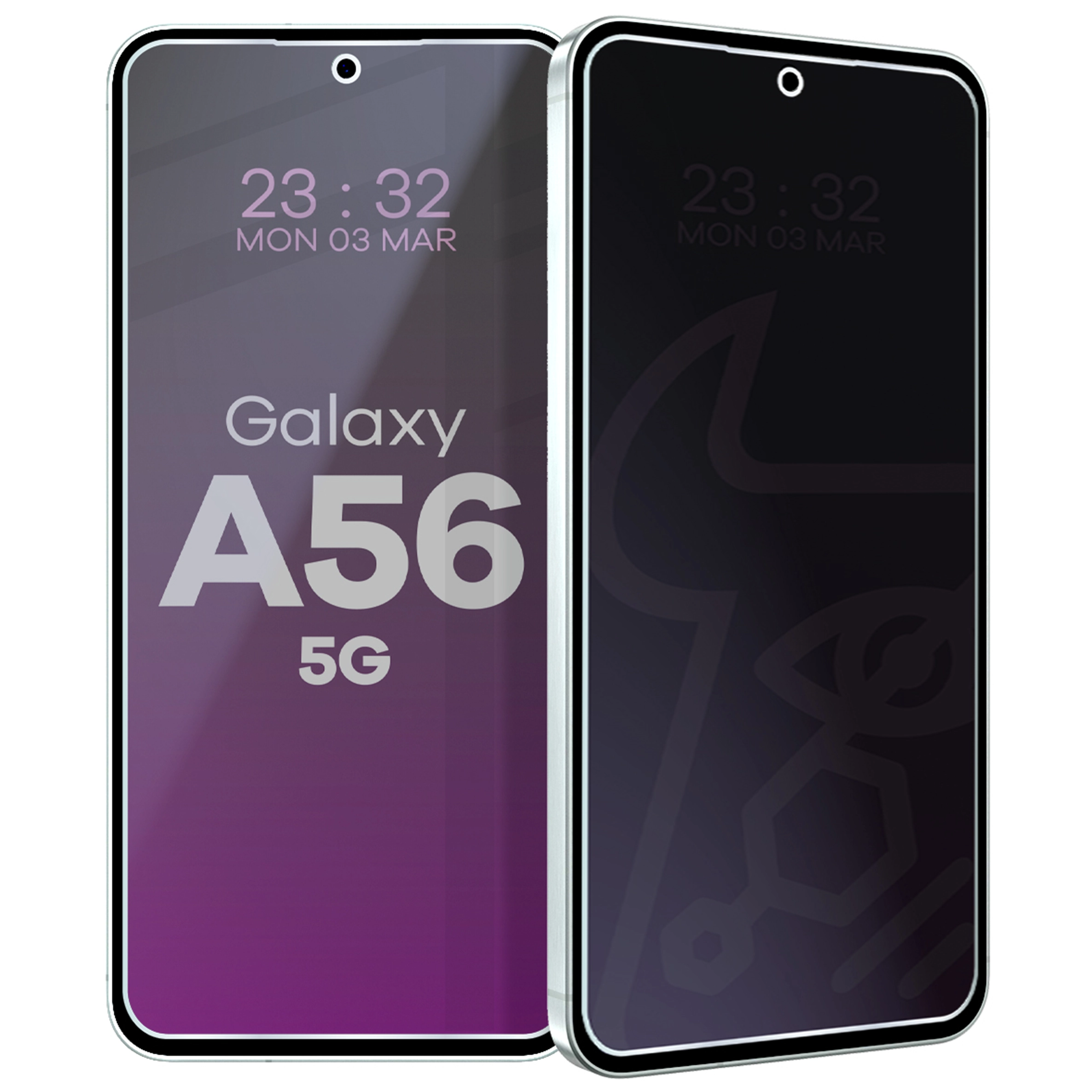 Szkło hybrydowe prywatyzujące Bizon Glass Mule Shadow do Samsung Galaxy A56 5G